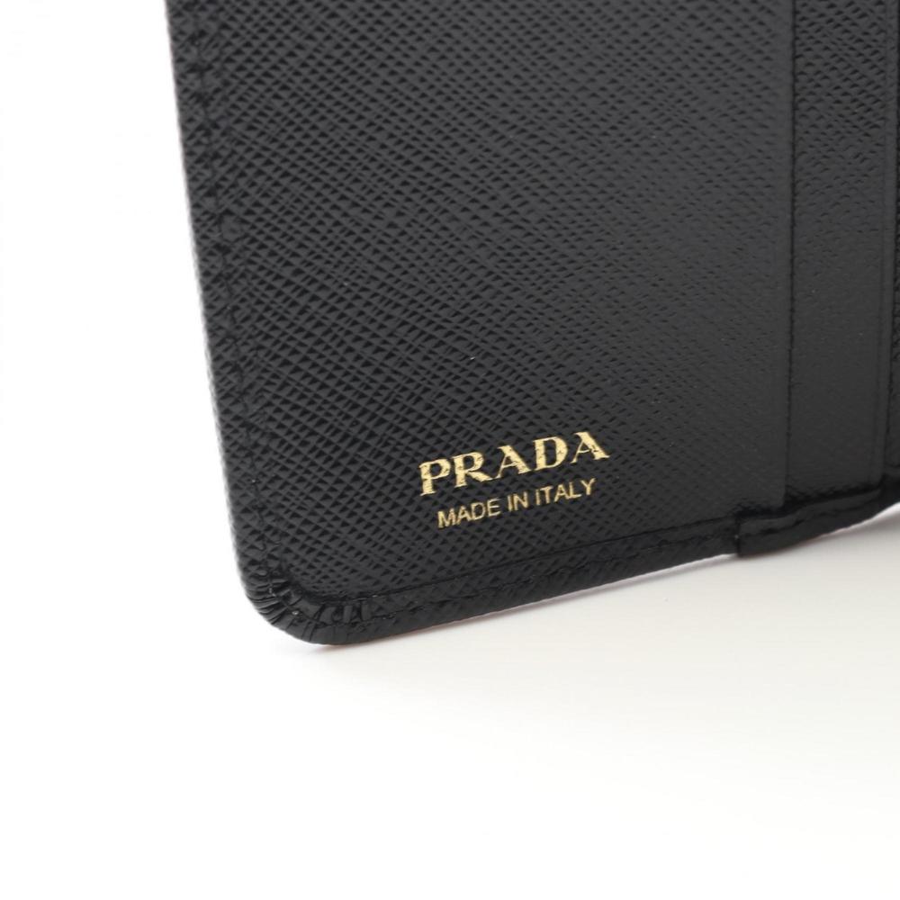 PRADA Black Leather Saffiano Wallet - Picture 5 of 7